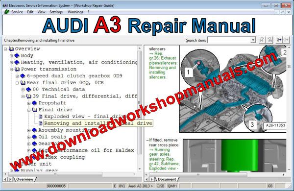 audi a3 repair manual